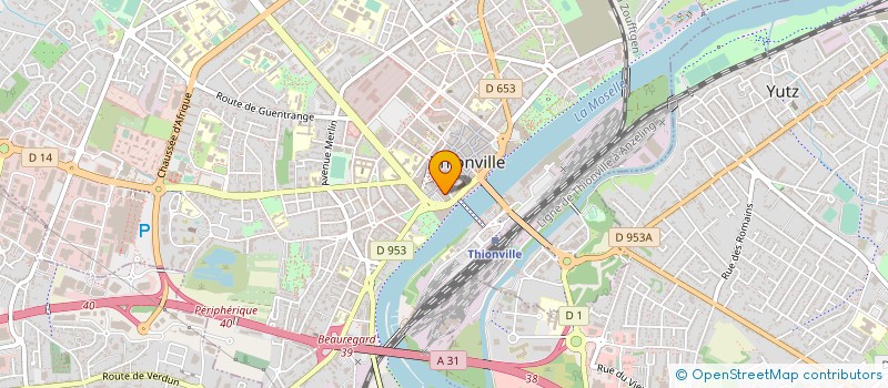 localisation de l'entreprise BEKA à THIONVILLE