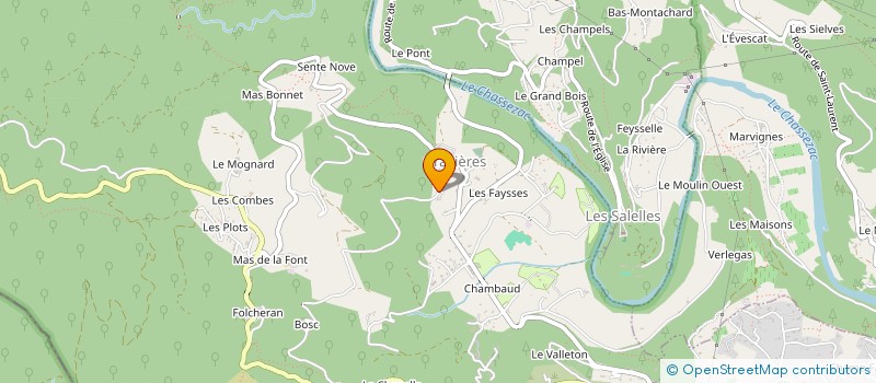 localisation de l'entreprise BEKA à LES VANS