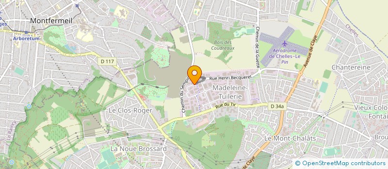 localisation de l'entreprise BEKA - ASCENSEURS à CHELLES