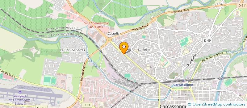 localisation de l'entreprise BEKA 'AUDE à CARCASSONNE