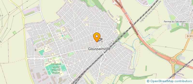 localisation de l'entreprise BEKA RENOV' à GOUSSAINVILLE