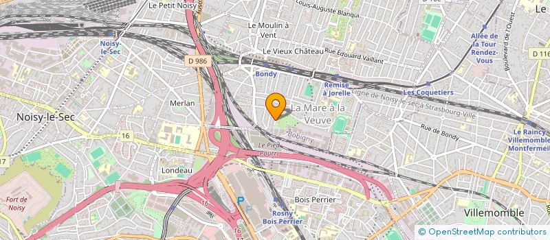 localisation de l'entreprise BEKAM à NOISY-LE-SEC