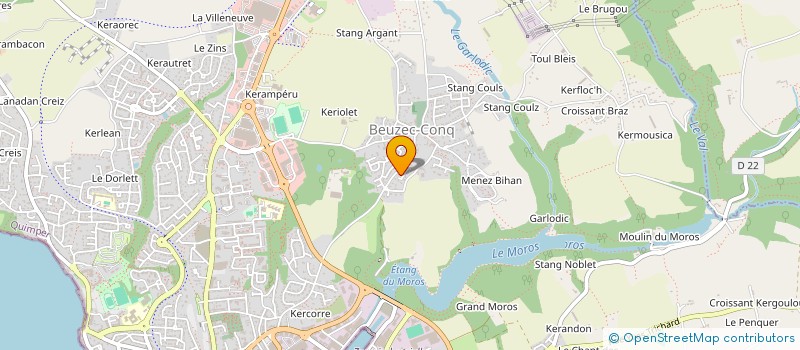 localisation de l'entreprise BEKANATURE - VTT à CONCARNEAU