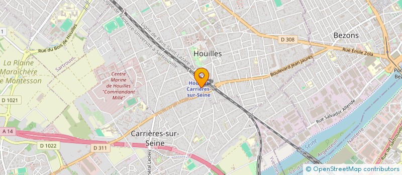 localisation de l'entreprise BEKEY INVESTISSEMENT  HOUILLES