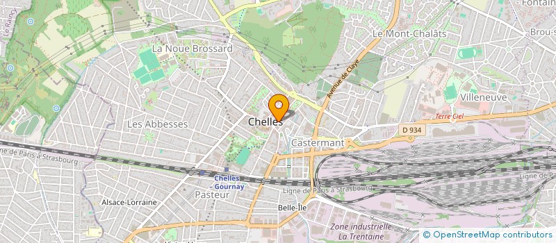 localisation de l'entreprise BEKHTI  CHELLES