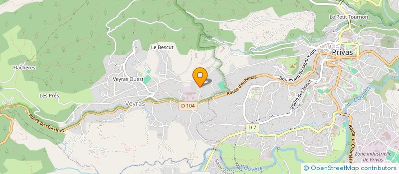 localisation de l'entreprise BEKKA ARDECHE  VEYRAS