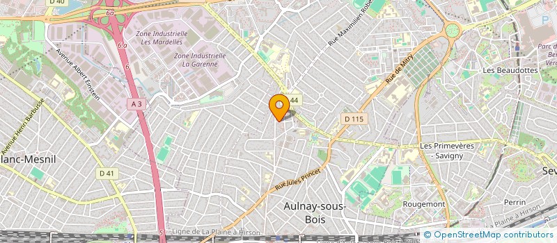 localisation de l'entreprise BEKKAR à AULNAY-SOUS-BOIS