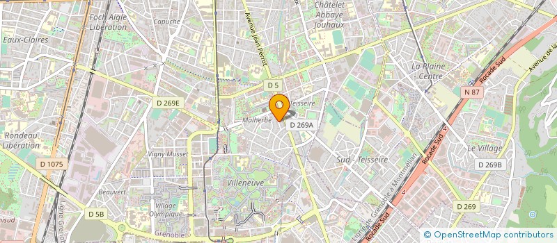 localisation de l'entreprise BEL à GRENOBLE