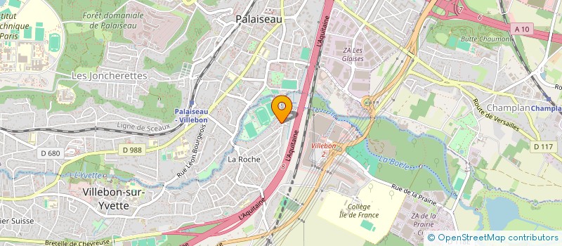 localisation de l'entreprise BEL à VILLEBON-SUR-YVETTE