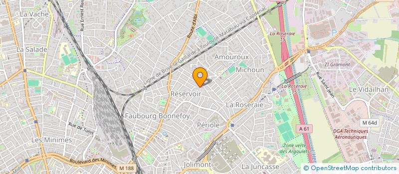 localisation de l'entreprise BEL à TOULOUSE