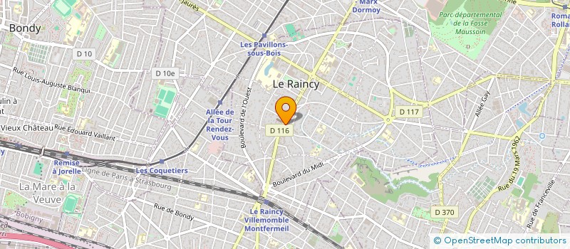 localisation de l'entreprise BEL à LE RAINCY