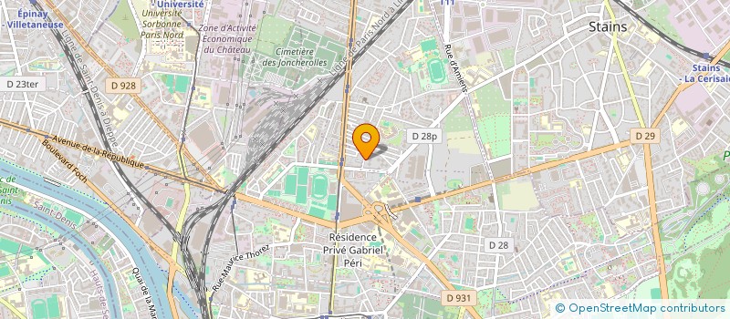 localisation de l'entreprise BEL à PIERREFITTE-SUR-SEINE
