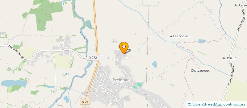 localisation de l'entreprise BEL  PREIGNAN