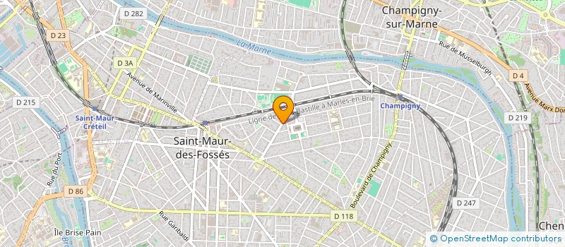 localisation de l'entreprise BEL ABRI à SAINT-MAUR-DES-FOSSES