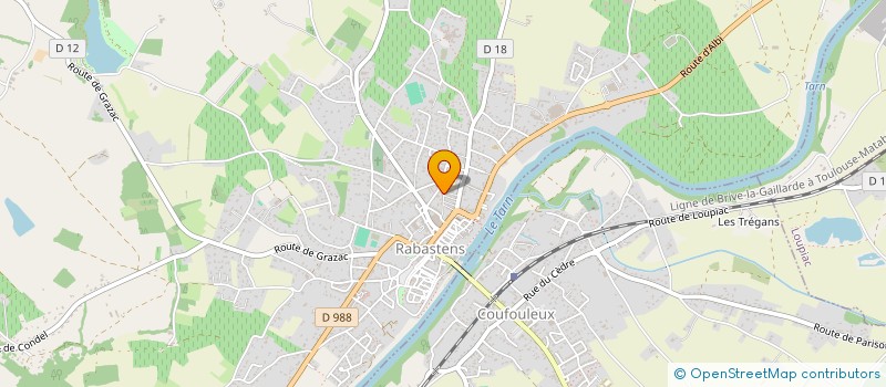 localisation de l'entreprise BEL AGENCEMENT  RABASTENS