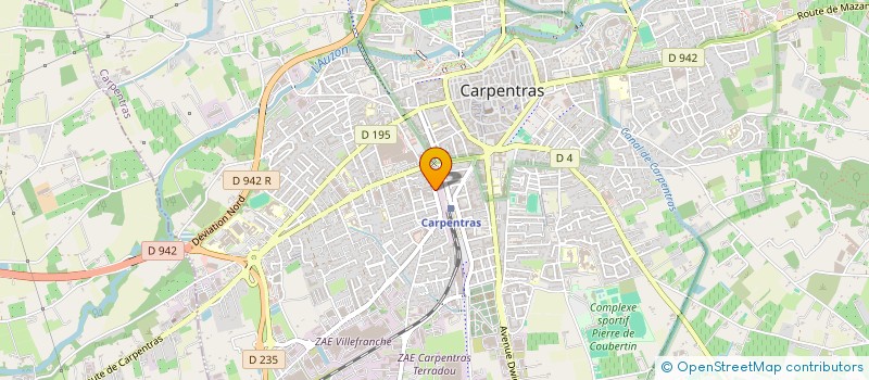 localisation de l'entreprise BEL AIR à CARPENTRAS