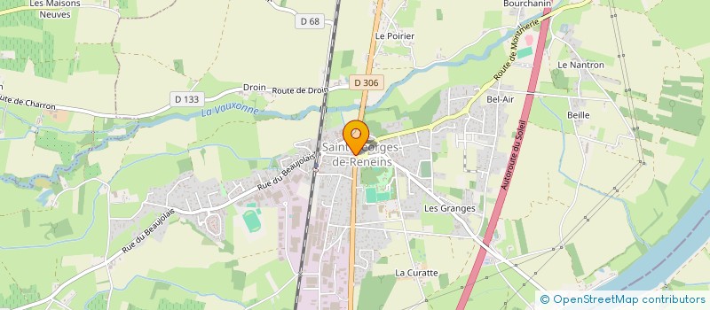 localisation de l'entreprise BEL AIR  SAINT-GEORGES-DE-RENEINS