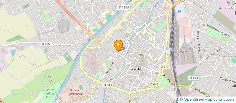 localisation de l'entreprise BEL AIR à DOUAI