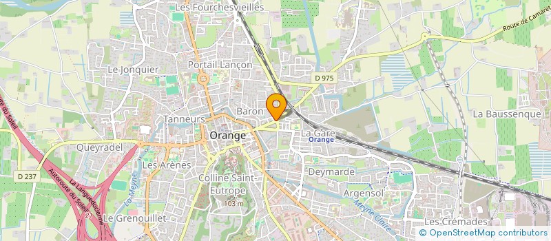 localisation de l'entreprise BEL AIR  ORANGE