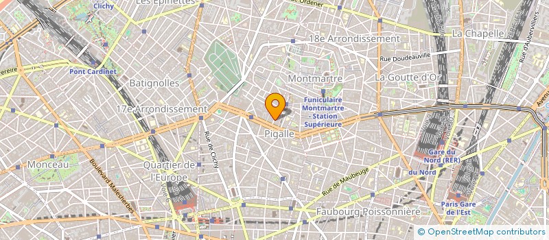 localisation de l'entreprise BEL'AIR à PARIS