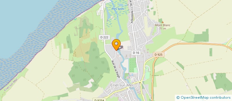 localisation de l'entreprise BEL AIR  CRIEL-SUR-MER