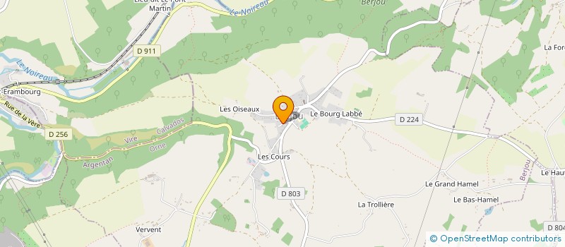 localisation de l'entreprise BEL AIR à MENIL-HUBERT-SUR-ORNE