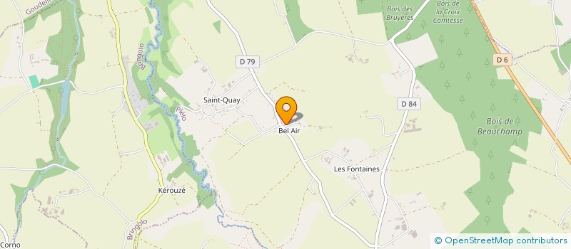 localisation de l'entreprise BEL AIR à PLELO