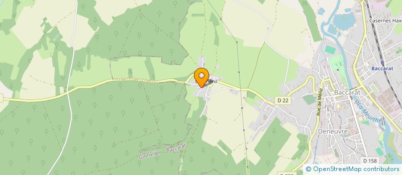 localisation de l'entreprise BEL AIR  BACCARAT