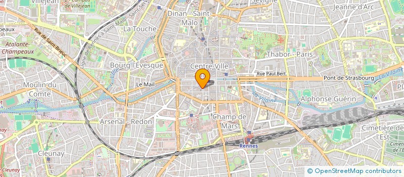 localisation de l'entreprise BEL AIR  RENNES