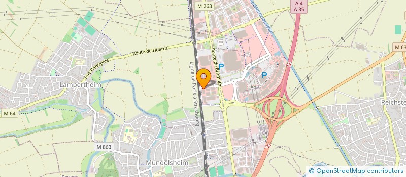 localisation de l'entreprise BEL AIR  LAMPERTHEIM