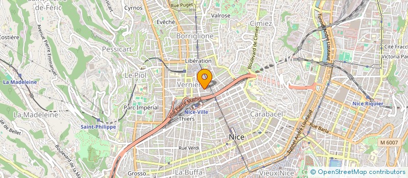 localisation de l'entreprise BEL AIR à NICE