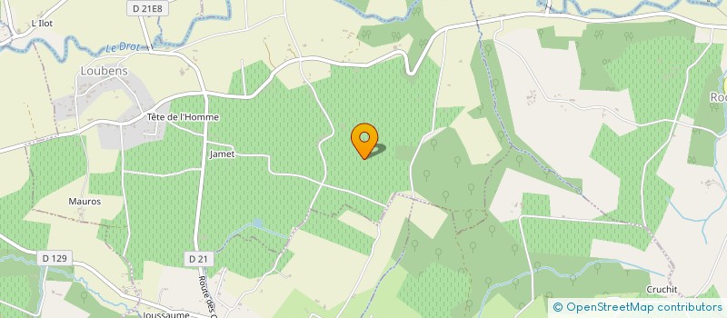 localisation de l'entreprise BEL-AIR  LOUPIAC-DE-LA-REOLE