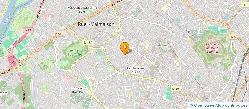 localisation de l'entreprise BEL AIR 88 à RUEIL-MALMAISON