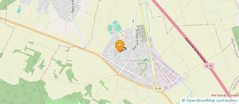 localisation de l'entreprise BEL AIR  ECQUEVILLY