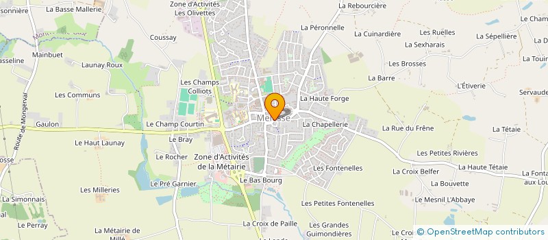 localisation de l'entreprise BEL AIR  LA MEZIERE