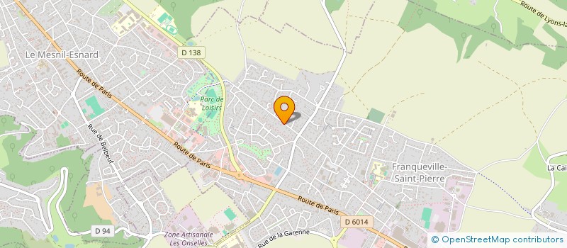 localisation de l'entreprise BEL AIR  FRANQUEVILLE-SAINT-PIERRE