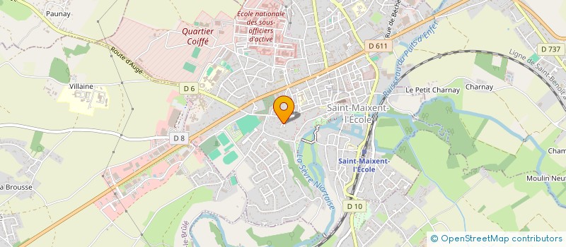 localisation de l'entreprise BEL AIR  SAINT-MAIXENT-L'ECOLE