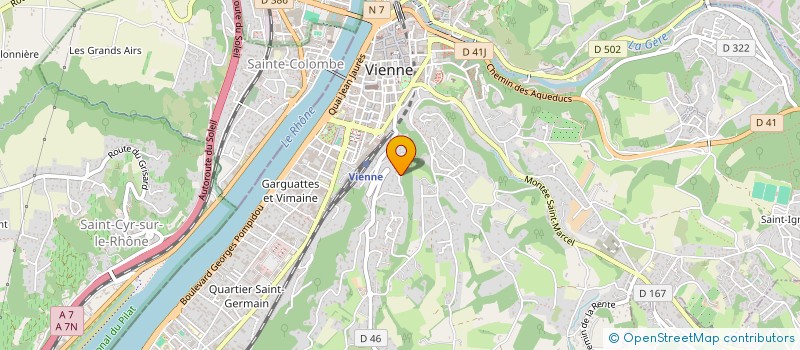 localisation de l'entreprise BEL AIR  VIENNE