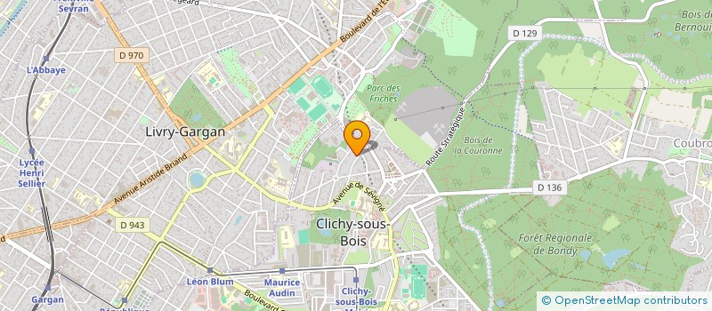 localisation de l'entreprise BEL AIR à CLICHY-SOUS-BOIS