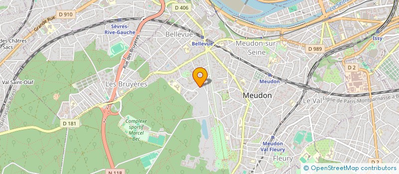 localisation de l'entreprise BEL AIR CAPUCINS à MEUDON