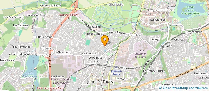 localisation de l'entreprise BEL AIR CONSEIL à JOUE-LES-TOURS