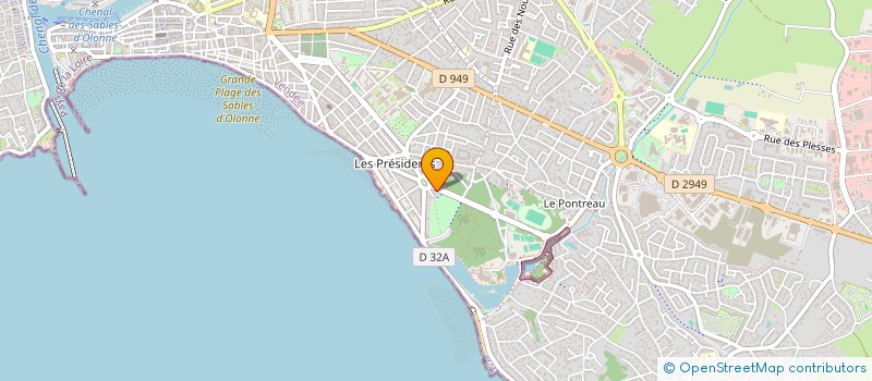 localisation de l'entreprise BEL AIR CONSEILS à LES SABLES D'OLONNE