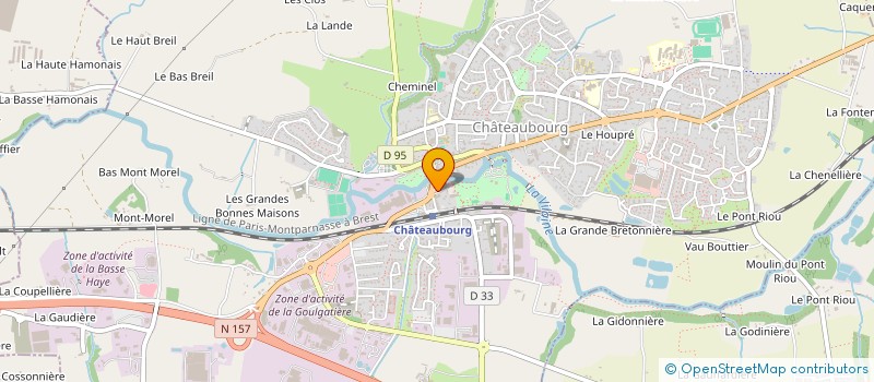 localisation de l'entreprise BEL AIR DELAMARCHE  CHATEAUBOURG