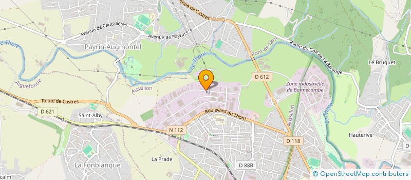 localisation de l'entreprise BEL AIR ENERGETIQUE  AUSSILLON