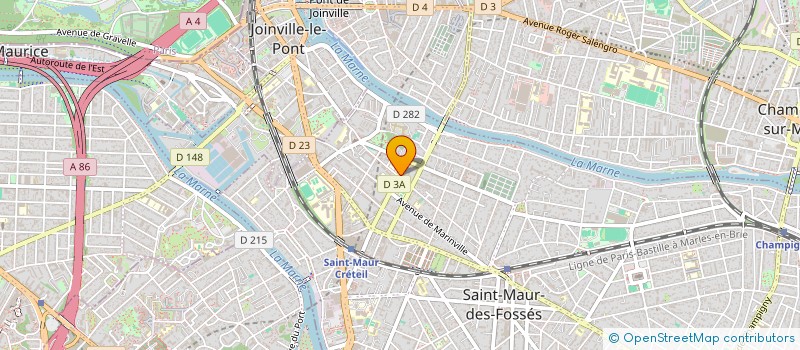 localisation de l'entreprise BEL-AIR FINANCE & TRANSITION à SAINT-MAUR-DES-FOSSES