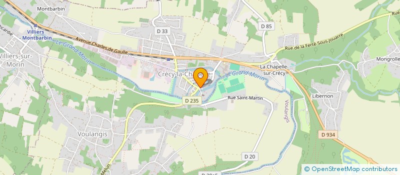 localisation de l'entreprise BEL AIR HABITAL à CRECY-LA-CHAPELLE
