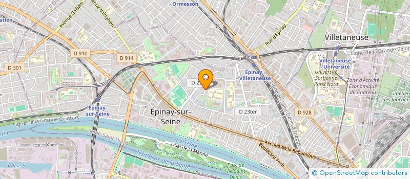 localisation de l'entreprise BEL AIR IMMO à EPINAY-SUR-SEINE