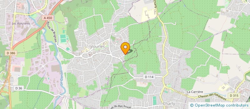 localisation de l'entreprise BEL AIR IMMOBILIER  VOURLES