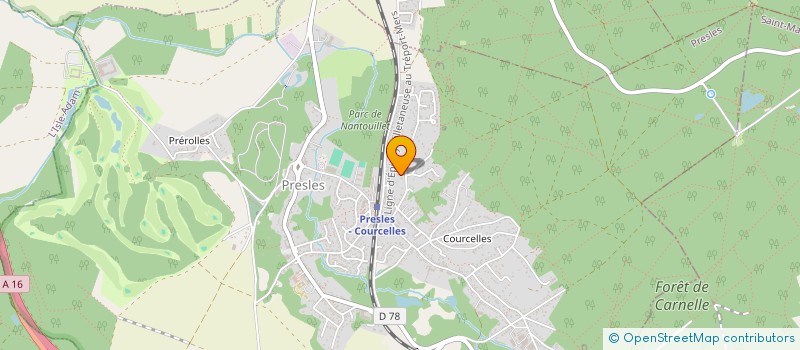 localisation de l'entreprise BEL-AIR INVEST  PRESLES