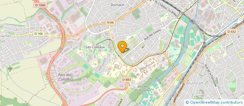 localisation de l'entreprise BEL AIR K2  MULHOUSE